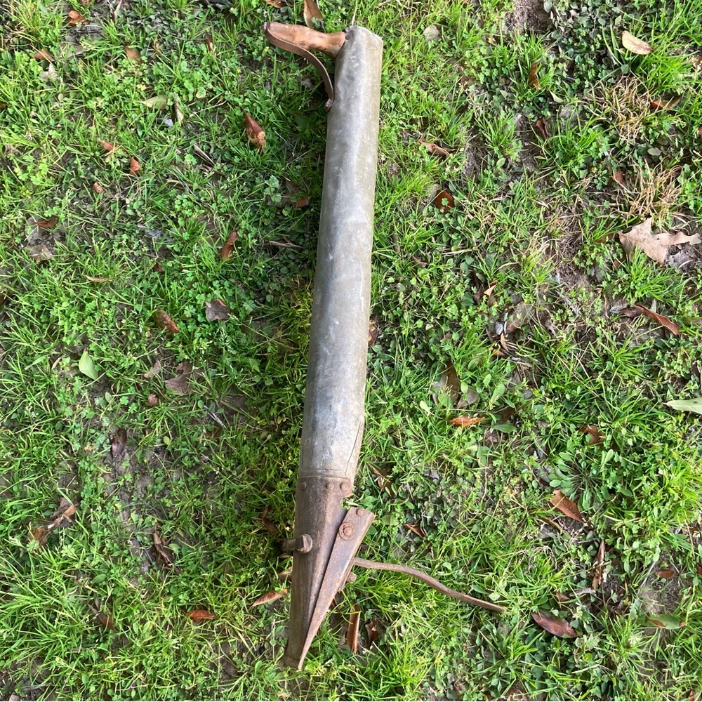 Antique Cultivator Garden Tool Seed Planter 33” Long Wood Handle - Picture 13 of 15